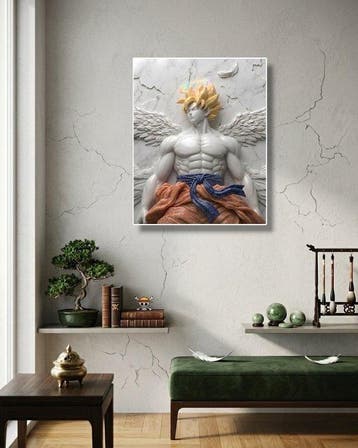 AT9 - [Canvas L] Goku Angel - Il Riposo dellEroe, Nieuw