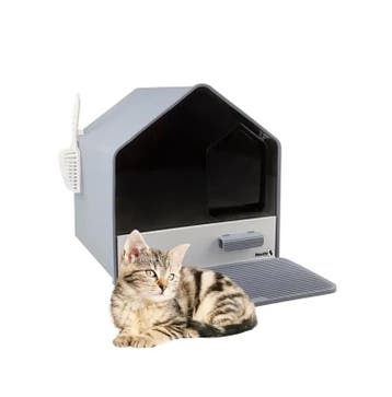 MaxxPet Kattenbak 46x41x46cm - Grijs (Katten toebehoren), Dieren en Toebehoren, Ophalen of Verzenden, Nieuw
