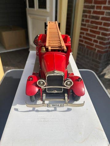Märklin - 19034 Brandweerwagen - Opwindbare blikken auto