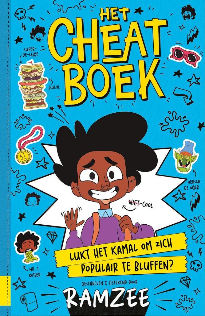 Het cheatboek 1 - Het cheatboek (9789026177866, Ramzee), Antiquités & Art, Antiquités | Livres & Manuscrits, Envoi