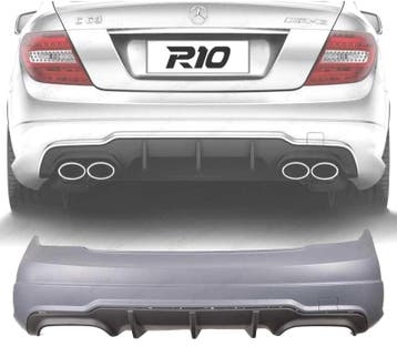 Pare Chocs Arrière Pour Mercedes C W204 Look Amg C63 07-14, Autos : Pièces & Accessoires, Verzenden