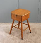 Nachtkastje - Hout, Metaal - Vintage nachtkastje /