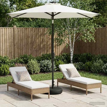 vidaXL Tuinhaard met LED-verlichting en basis 230 x 230 cm, Verzenden, Nieuw