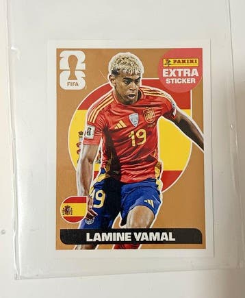 2026 Panini World Cup Stickers Lamine Yamal Extra sticker -, Nieuw
