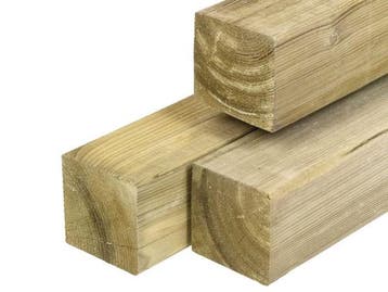 Veiling - 20x Grenen tuinpaal geschaafd 210x6,8x6,8 cm, Nieuw