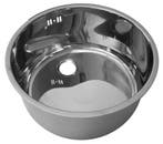 Spoelbak | RVS | In-/Onderbouw | Incl. PVC Sifon |, Verzenden, Nieuw in verpakking