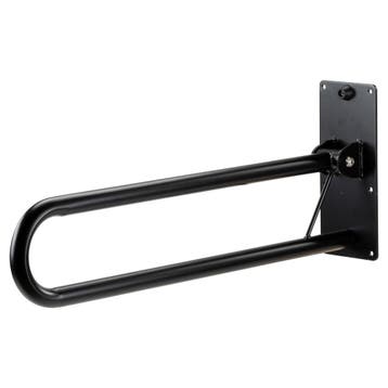 Toiletbeugel opklapbaar 76 cm - Mat zwart, Ophalen of Verzenden, Nieuw