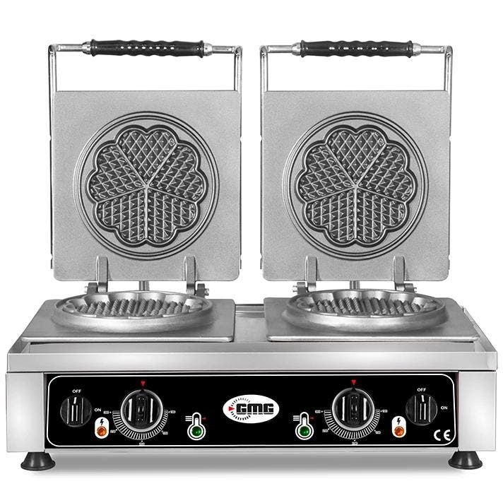 Wafelijzer | AMORE S | Dubbel | Hartvormige Wafels (Ø170mm), Zakelijke goederen, Horeca | Keukenapparatuur, Nieuw in verpakking