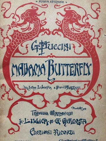 Puccini Giacomo - 1 St. Edition Madama Butterfly Rare First, Antiek en Kunst