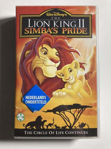 THE LION KING 2 SIMBAS PRIDE (VHS), Cd's en Dvd's, Gebruikt
