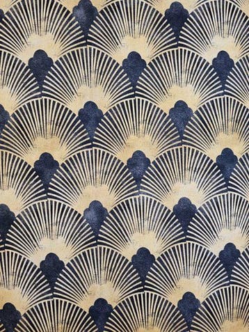 Exclusieve gouden Art Deco-stof - Artmaison glamour Great