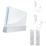 Nintendo Wii Wit + 2 Controllers (2 Player Bundel), Ophalen of Verzenden, Zo goed als nieuw