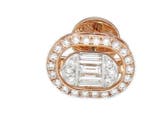 Oorstekers - 18 karaat Roségoud, Witgoud - 0.61ct. tw.