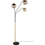 LED Vloerlamp Trion Tonton - 3-lichts Metalen Zwart/Goud - I, Huis en Inrichting, Lampen | Vloerlampen, Verzenden, Nieuw