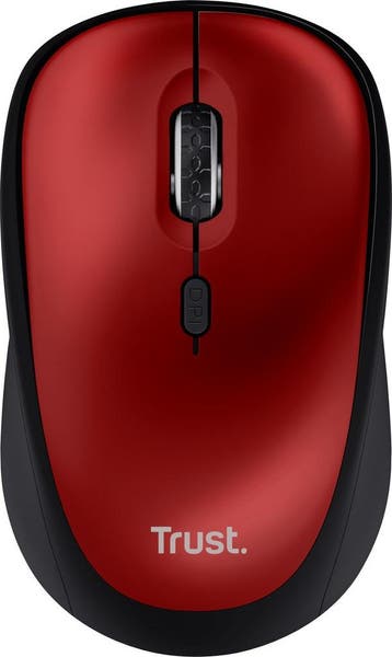 Draadloze Muis - Compact - Stil - Rood Trust Yvi+, Verzenden, Nieuw