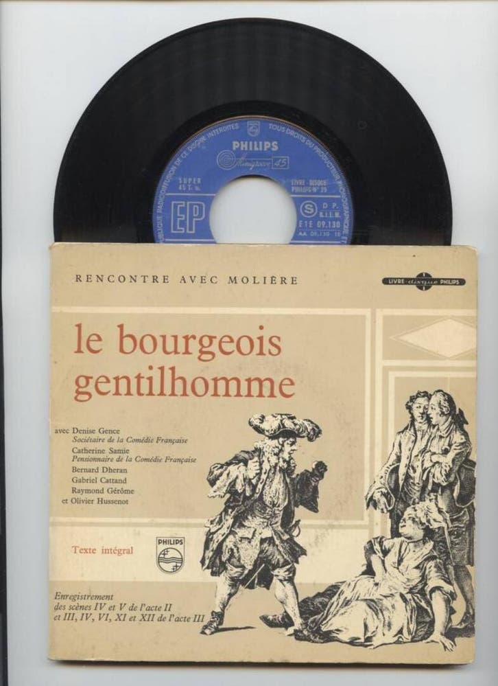 Diverse Artiesten – Rencontre Avec Moliere: Le Bourgeois Gen, CD & DVD, Vinyles Singles, Enlèvement ou Envoi