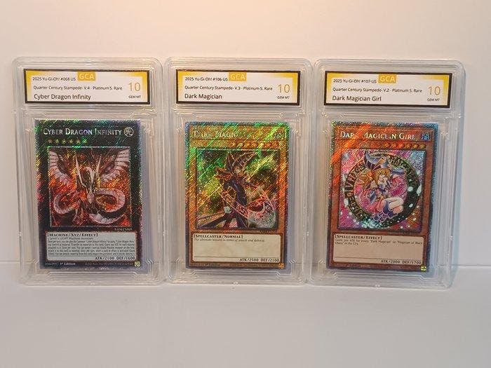 Konami - 3 Card - Yu-Gi-Oh! - Dark Magician, Dark Magician, Verzamelen, Overige Verzamelen