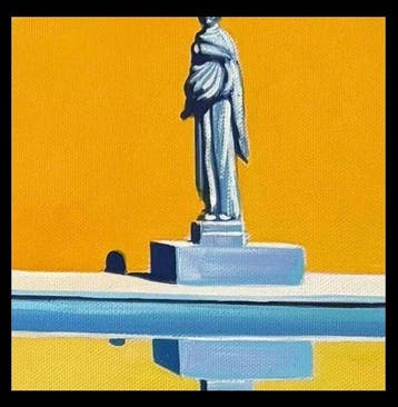 Alexy Berthelot (XX) - Grenade statue house