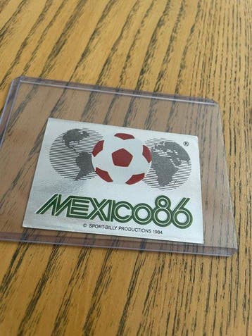 1986 Panini World Cup Mexico 86 2 - 2 Sticker - Good (GD), Nieuw