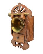 Vitrine - Fo - Hout, Brons - Almirez met Mazo