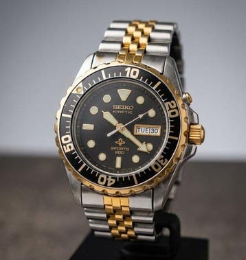 Seiko - Kinetic Sports 200 (5M43-0A40) - Two-Tone Vintage