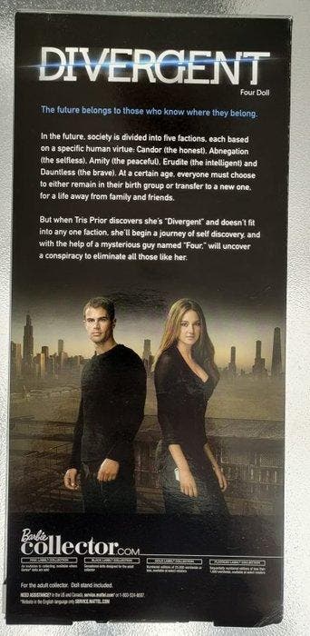 Barbie - Poupée Barbie - Divergent Four (Theo James) Barbie