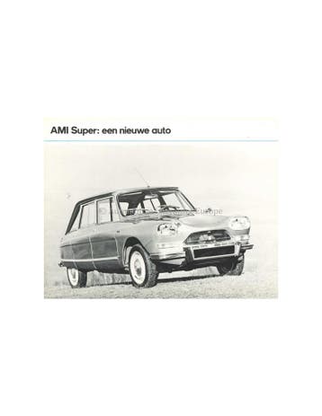 1969 CITROËN AMI SUPER LEAFLET NEDERLANDS