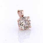 Zonder minimumprijs - Hanger - 14 karaat Roségoud - 0.51ct.
