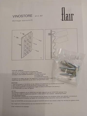 Flair - Wijnrek - Plastic - Vinostore Deluxe, Antiek en Kunst