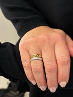 Pomellato - Ring - Milano - 18 karaat Witgoud, Geel goud -, Handtassen en Accessoires, Ringen, Nieuw
