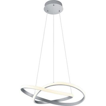 Dimbare LED Hanglamp 27.5W Warm Wit - Mat Nikkel Aluminium D, Huis en Inrichting, Lampen | Hanglampen, Verzenden, Nieuw
