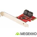 StarTech.com 4 Port SATA PCIe Kaart, PCI Express SATA, Verzenden, Nieuw