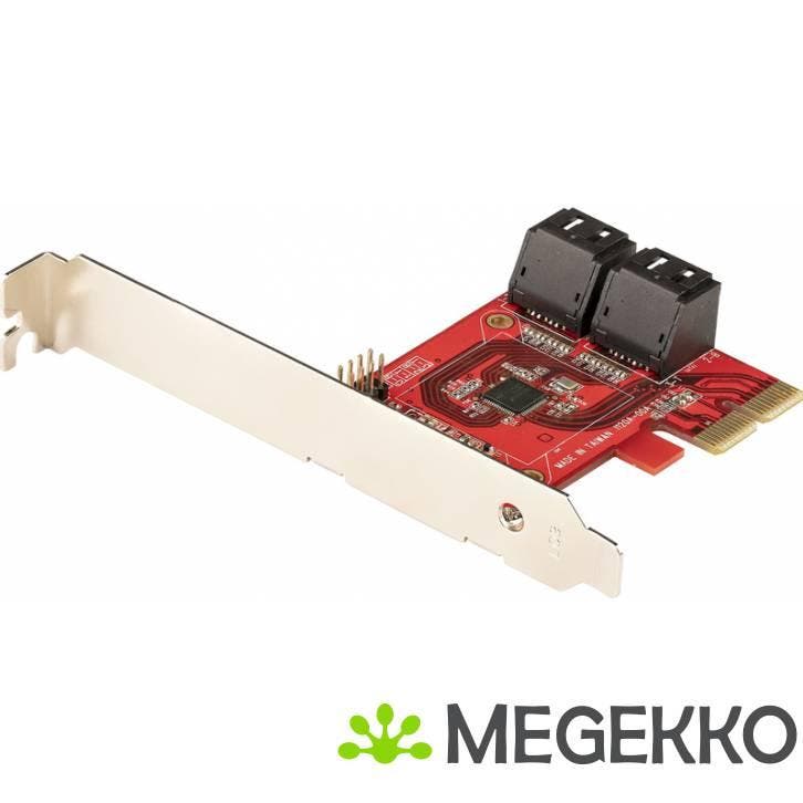 StarTech.com 4 Port SATA PCIe Kaart, PCI Express SATA, Computers en Software, Netwerkkaarten, Nieuw, Verzenden