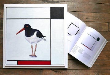 Jos Verheugen - Free after Mondrian, with Oystercatcher
