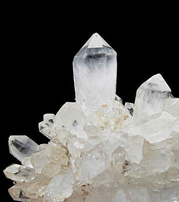 ESTHÉTIQUE RICCI de QUARTZ IALIN, ITALIE Cristaux sur