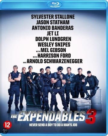 Expendables 3, the op Blu-ray, Verzenden