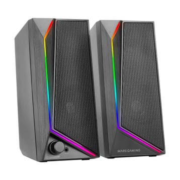 Mars Gaming MS72, gaming luidspreker 15 W, RGB Flow verli..., Audio, Tv en Foto, Ophalen of Verzenden, Nieuw