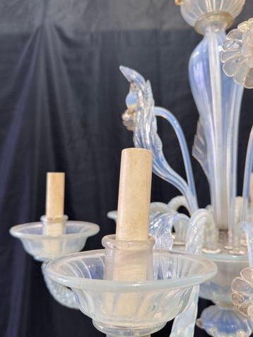 Lustre - Florus - Verre de Murano - 6 lumières