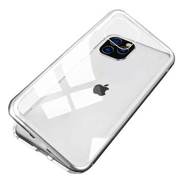 iPhone 12 Mini Magnetisch 360° Hoesje met Tempered Glass -, Verzenden