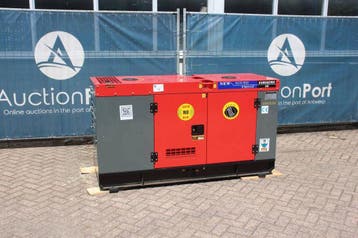 Veiling: Generator Kawakenki KK50 Diesel 50kVA 2026 Nieuw, Ophalen