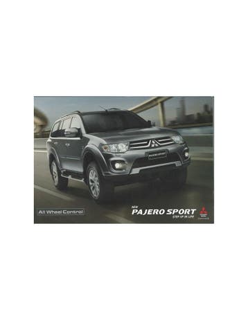 2012 MITSUBISHI PAJERO SPORT BROCHURE THAIS