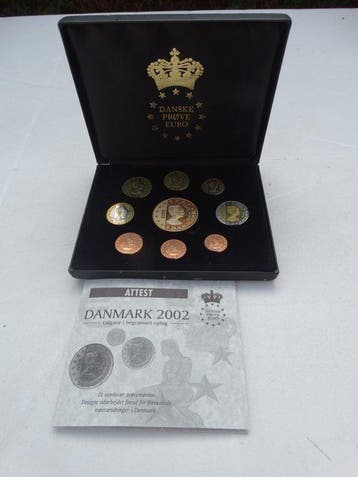 Denemarken. 2002. Probe Euro Pattern Set (Zonder