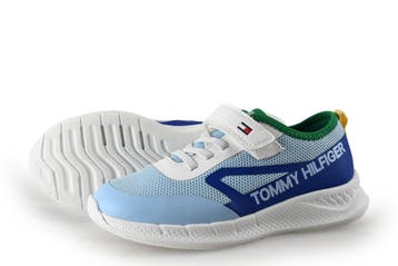 Tommy Hilfiger Sneakers Jongens in maat 32 Blauw, Kinderen en Baby's, Kinderkleding | Schoenen en Sokken, Verzenden, Jongen of Meisje