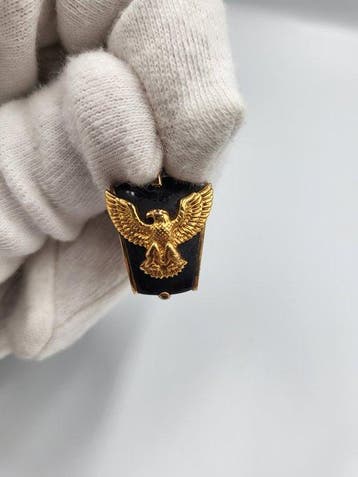 Franklin Mint - Aigle – Argent Sterling 925 – Décor doré –