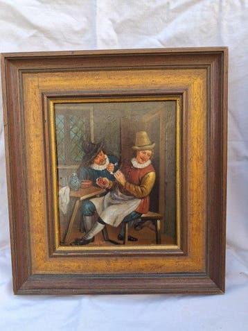 Dutch School (XIX-XX) - Scena w tawernie