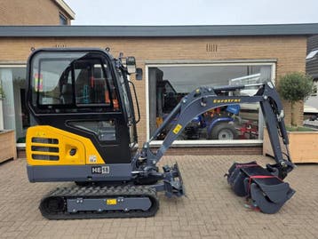 Veiling: Minigraver Euotrac HE18 Diesel (Kubota motor) Nieuw, Ophalen