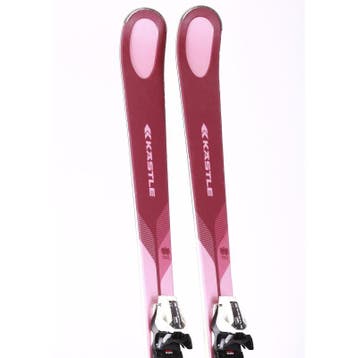 164 dames skis KASTLE DX73 W PREMIUM 2023, pink, grip walk, Verzenden, Gebruikt