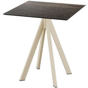 Inklapbare Tafel | INFINITY | HPL/RVS | Houtlook Blad |, Verzenden