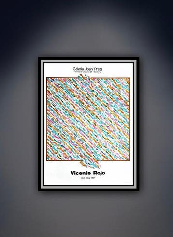 Vincente Rojo - “Komposition, 1987”. Tentoonstellingsposter