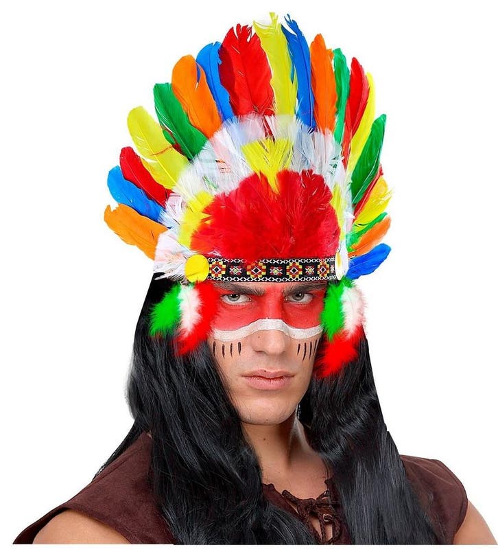 Indianentooi Regenboog, Hobby en Vrije tijd, Feestartikelen, Nieuw, Verzenden